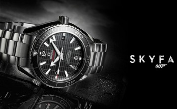 "Skyfall, la nueva película de James Bond; El reloj creado por OMEGA para celebrar su séptima actuación en una película Bond."
