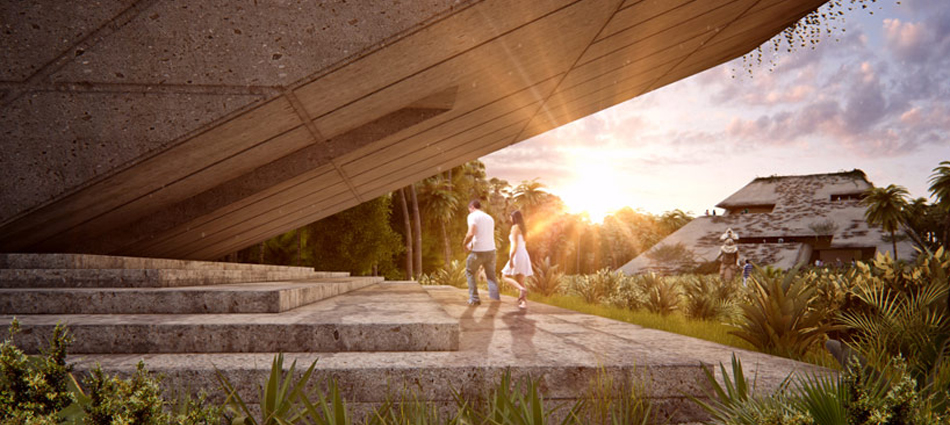 "El nuevo museo del sur de México está siendo proyectado por FR-EE, la empresa de Fernando Romero. El museo está localizado en la Riviera Maya y reinterpreta la calidad espacial de las ruinas de esta región"