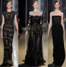 “El diseñador libanés ha presentado en París su colección Alta Costura para la próxima Primavera-Verano 2013 y como siempre, su muestra ha sido fascinante gracias a los espectaculares vestidos joya que sólo él sabe crear.”