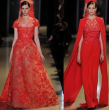 “El diseñador libanés ha presentado en París su colección Alta Costura para la próxima Primavera-Verano 2013 y como siempre, su muestra ha sido fascinante gracias a los espectaculares vestidos joya que sólo él sabe crear.”
