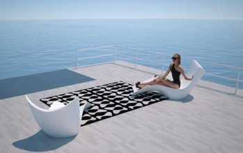 “Toda su colección viene firmada por los más importante diseñadores nacionales e internacionales. Sin ir más lejos, ¿reconocéis las flores garabateadas de esta alfombra?”