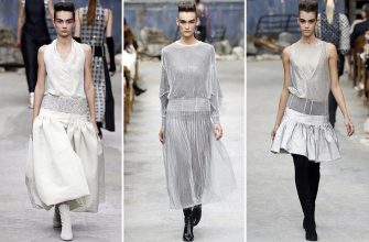 “Chanel quería impresionar y lo logró... como siempre. El Grand Palais de París fue la sede para mostrar prendas de organza, lentejuela y tul de seda con destellos en plata y cristal. Así es la mujer Chanel para el otoño-invierno 2013-2014.”