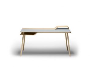 “Una mesa de trabajo inspirada en el mar.”