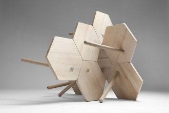 "Los diseñadores Flip Sellin y Markus Dilger de la firma Coordination, se inspiraron en la artesanía tradicional."