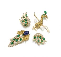 "El exclusivo prendedor Walska Briolette Diamond Brooch es una obra maestra de diseño."