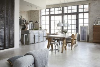 “El metal y la madera son los materiales protagonistas en el estilo industrial”