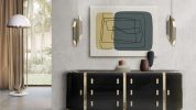 Aparadores lujuosos y elegantes: Color Negra es un misterio