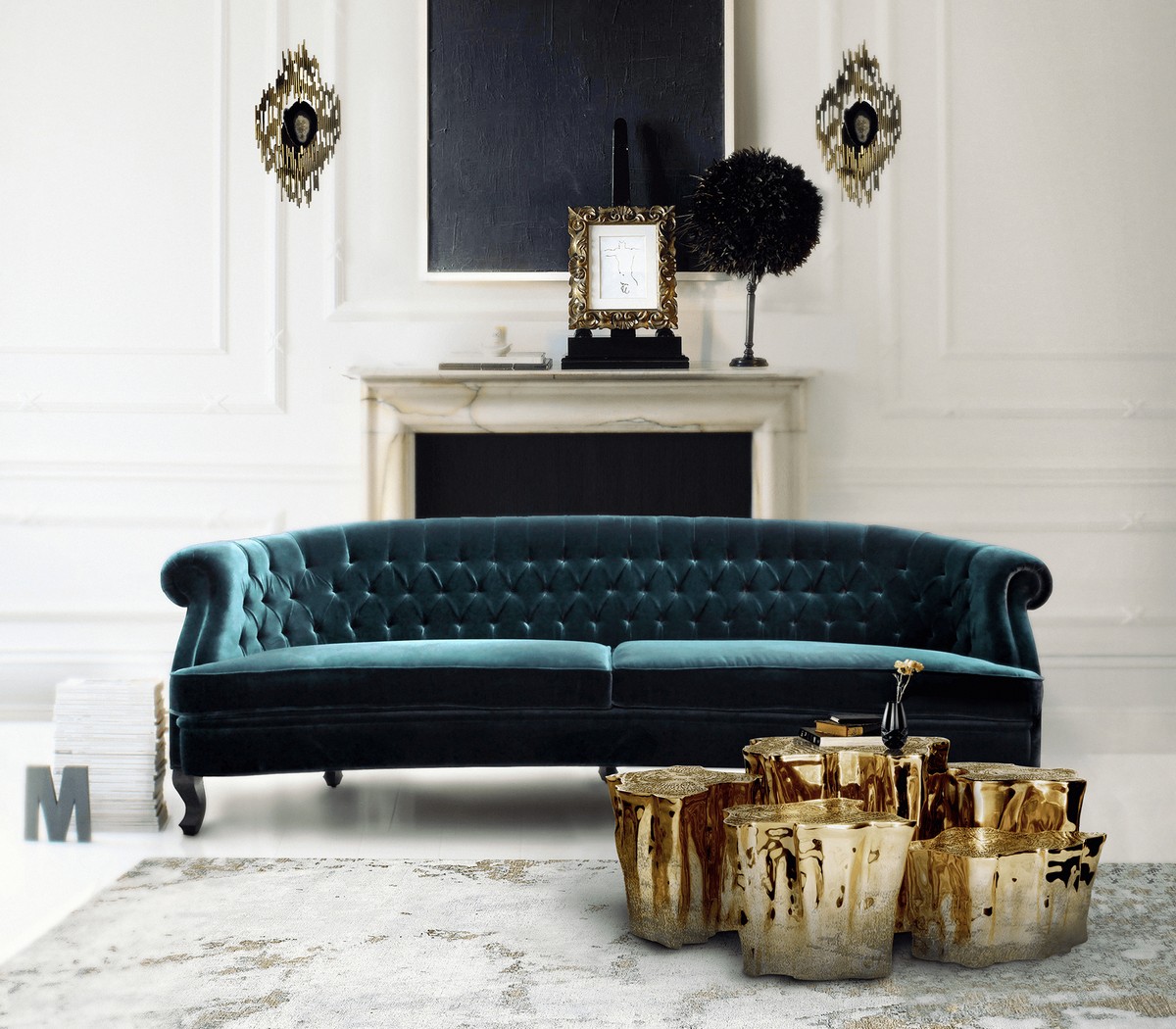 Mesas de Centro: Tendencias de Decoración poderosas y lujuosas