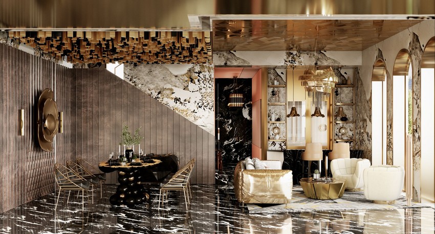 Casa lujuosa en Hong-Kong: Ático de Millones Ecléctica y moderno
