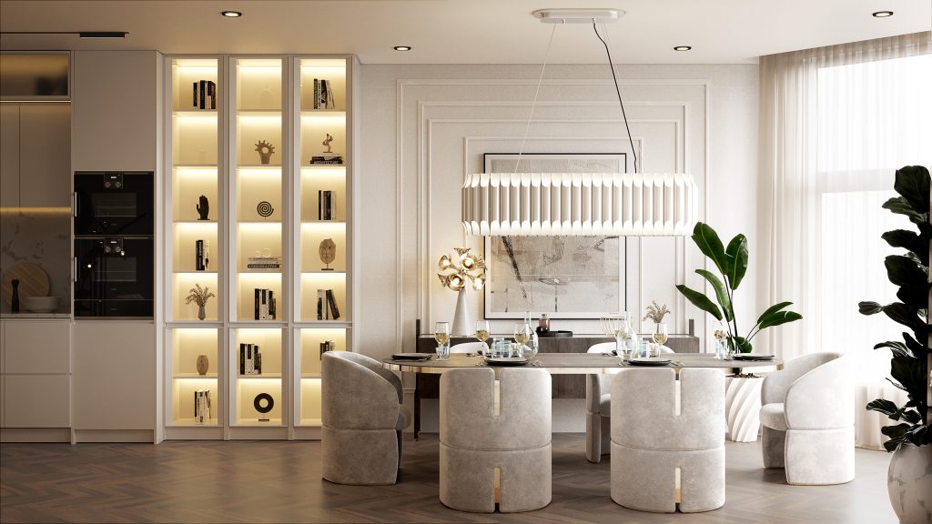 Ático lujuoso: Una casa poderosa con un estilo de medio de siglo