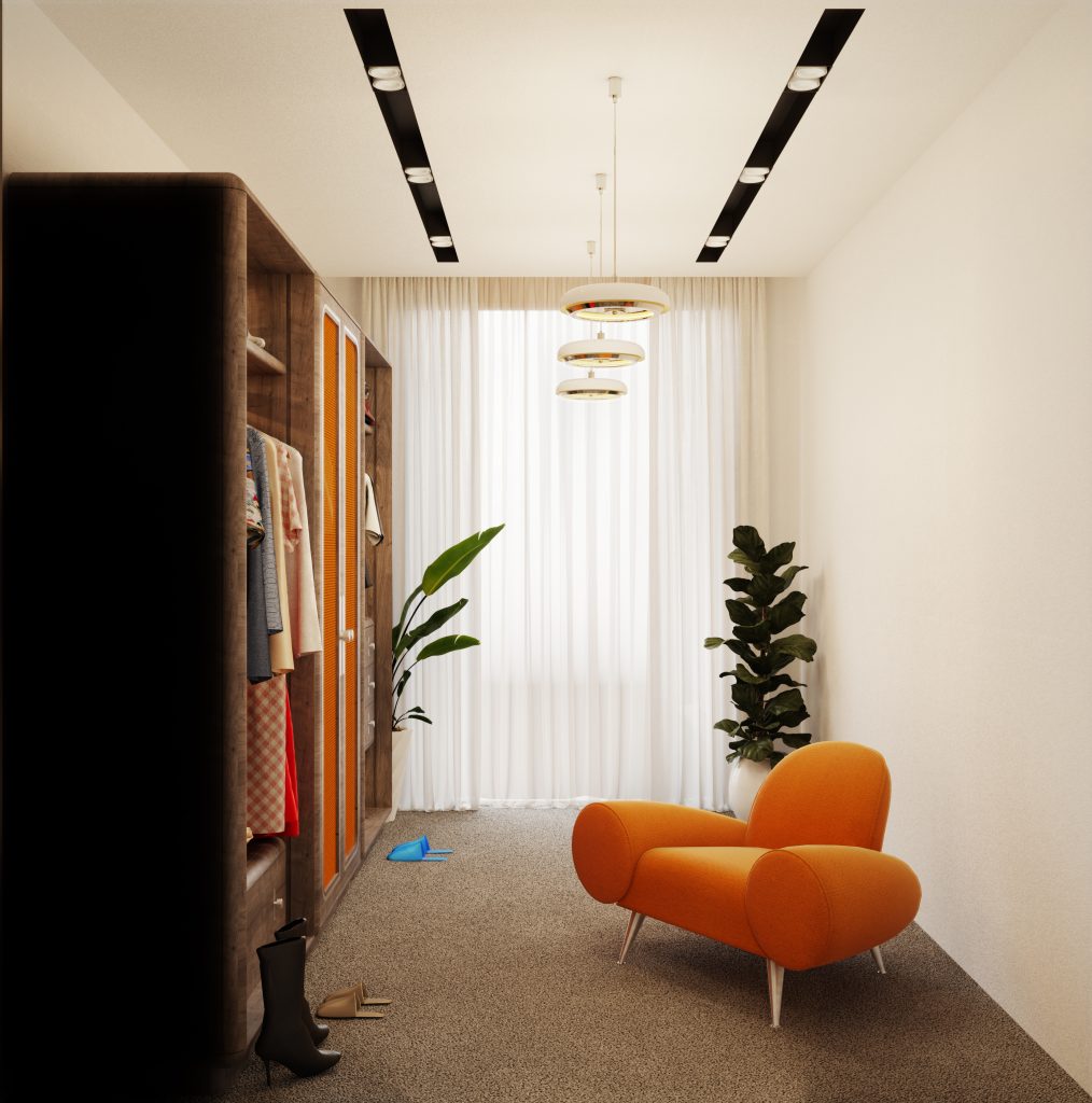 Ático lujuoso: Una casa poderosa con un estilo de medio de siglo