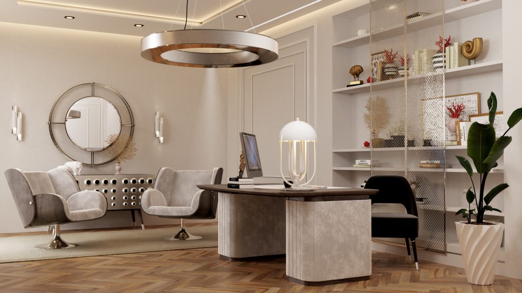 Ático lujuoso: Una casa poderosa con un estilo de medio de siglo