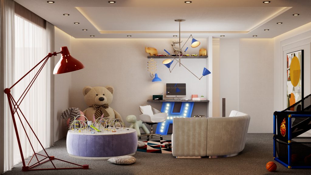 Ático lujuoso: Una casa poderosa con un estilo de medio de siglo