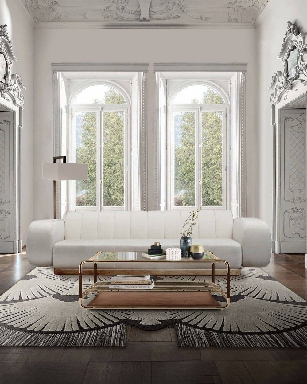Sala de estar lujuosas: Inspiraciónes con un Diseño de Interior moderno