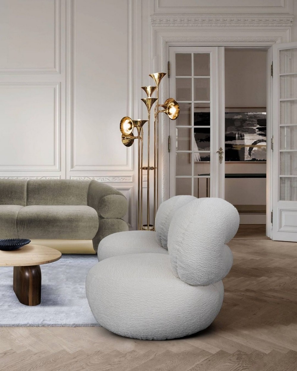 Sala de estar lujuosa: Inspiraciónes con un Diseño de Interior moderno