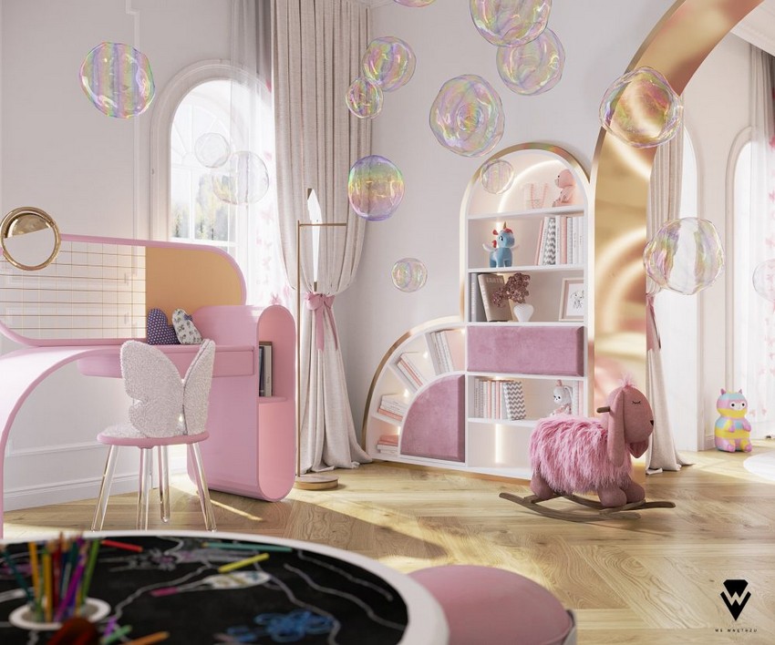 Diseño para Niños: Nueva Habitacion magica de Circu con We Wnętrzu