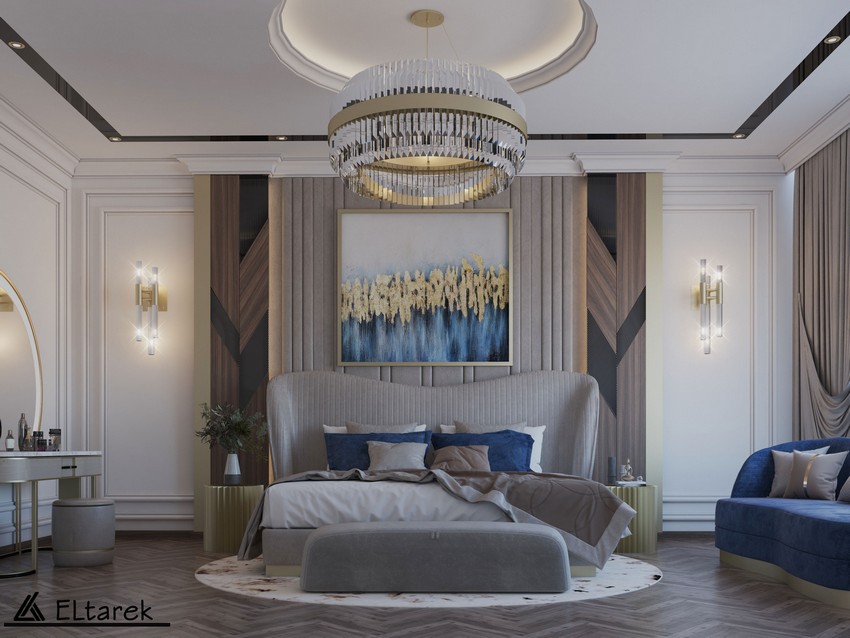 Dormitorio lujuoso: Un espacio Moderno, clásico con un toque de estilo contemporáneo